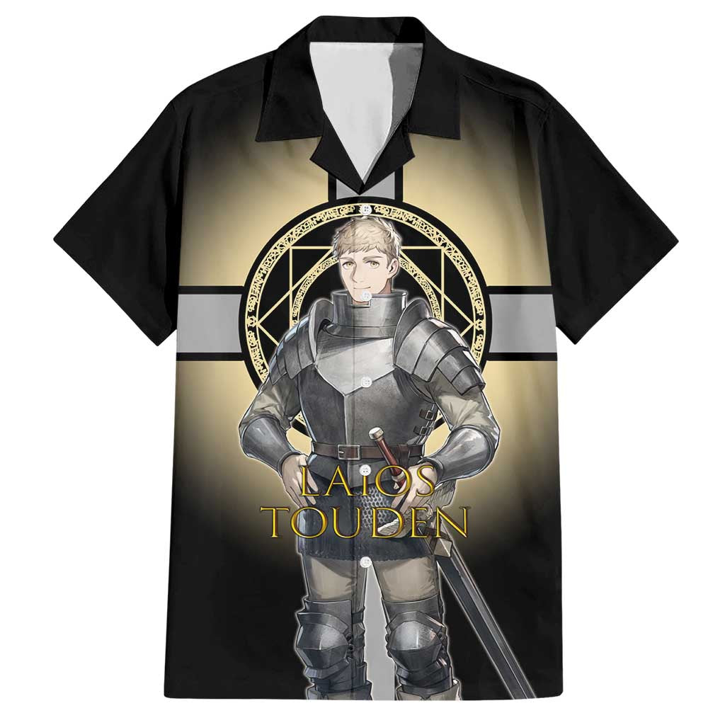 Laios Touden Dungeon Knight Hawaiian Shirt Fantasy Anime Illustration Style