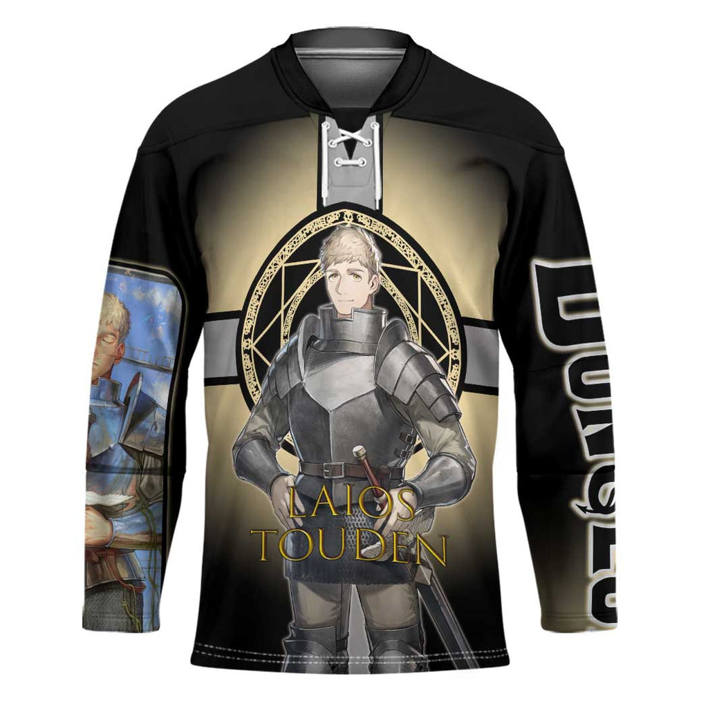 Laios Touden Dungeon Knight Hockey Jersey Fantasy Anime Illustration Style