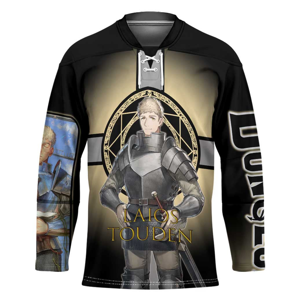 Laios Touden Dungeon Knight Hockey Jersey Fantasy Anime Illustration Style