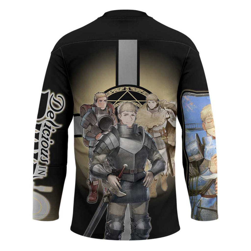 Laios Touden Dungeon Knight Hockey Jersey Fantasy Anime Illustration Style