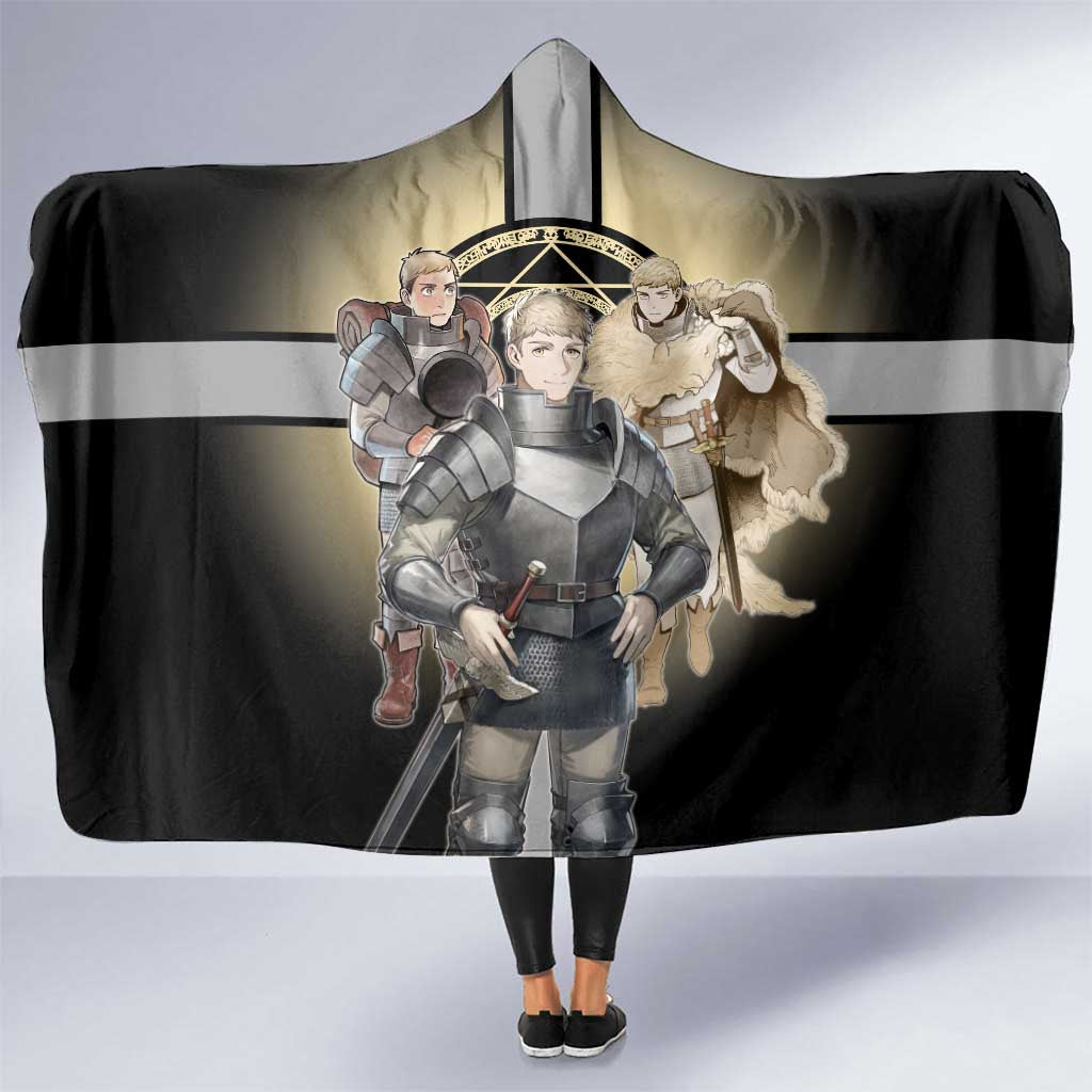 Laios Touden Dungeon Knight Hooded Blanket Fantasy Anime Illustration Style