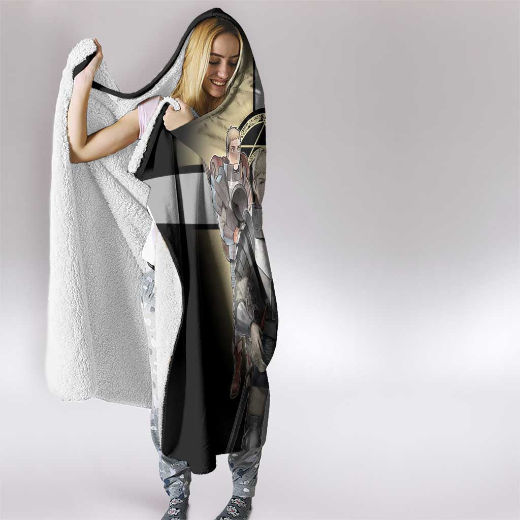 Laios Touden Dungeon Knight Hooded Blanket Fantasy Anime Illustration Style