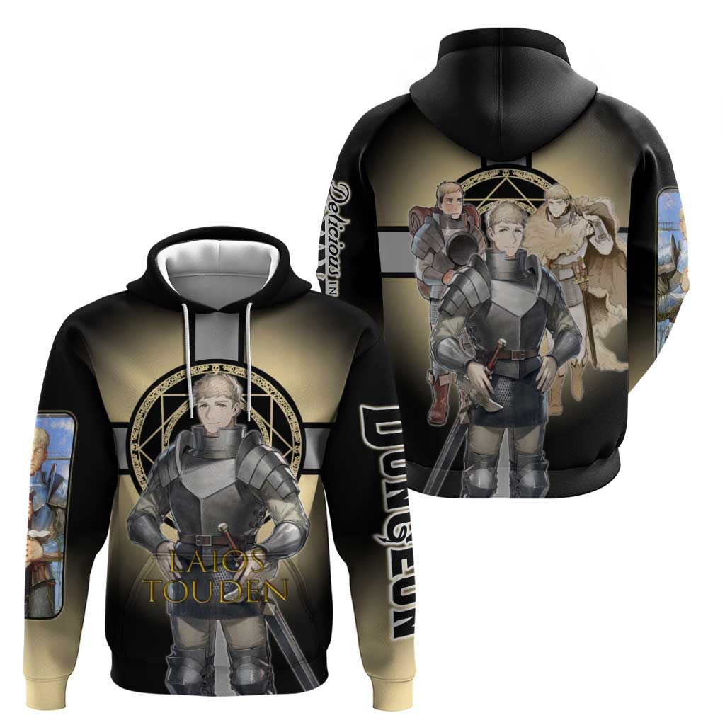 Laios Touden Dungeon Knight Hoodie Fantasy Anime Illustration Style