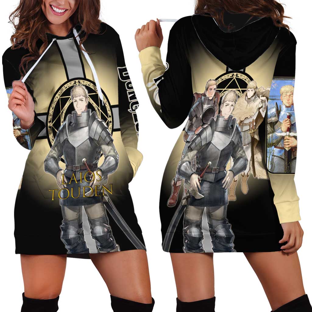 Laios Touden Dungeon Knight Hoodie Dress Fantasy Anime Illustration Style