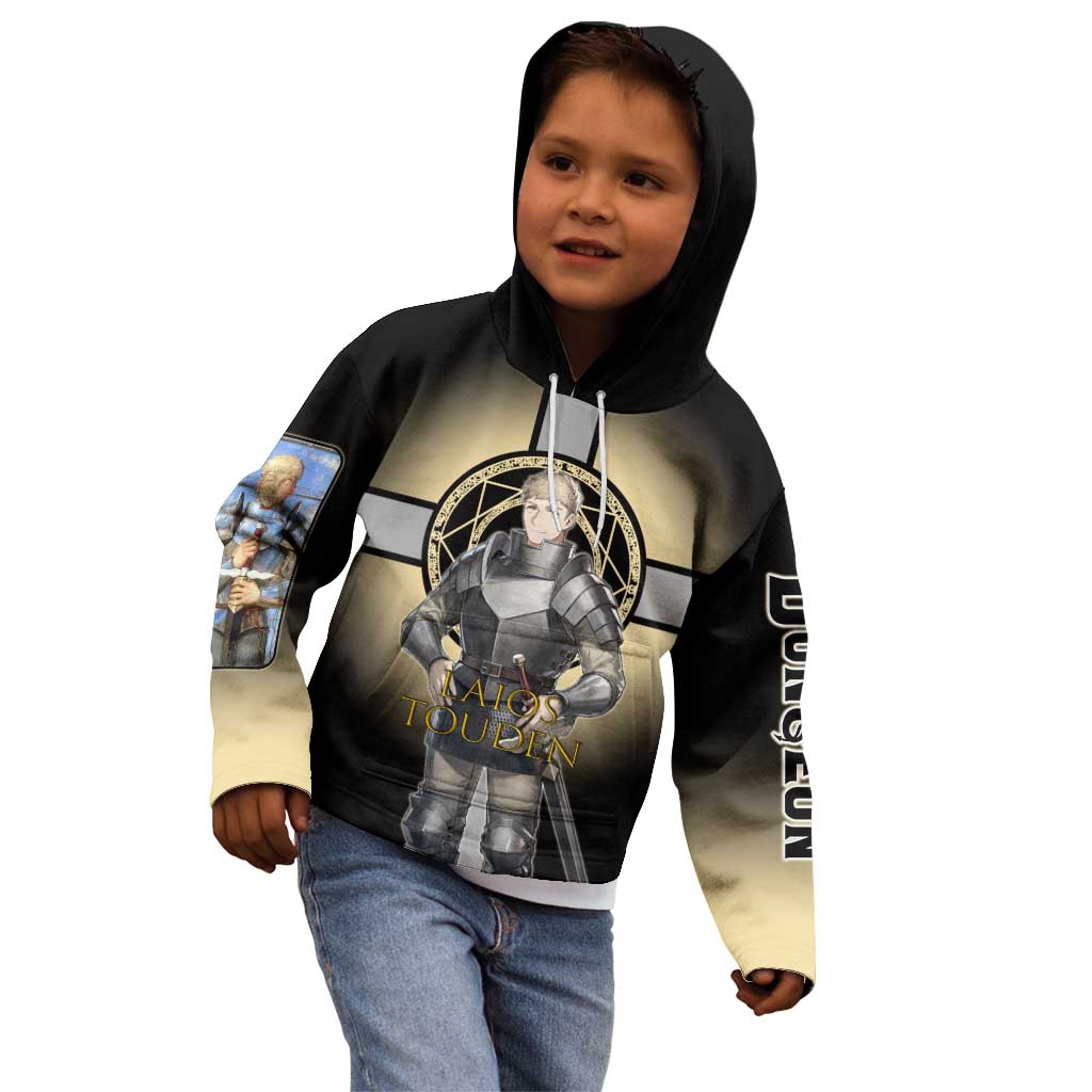 Laios Touden Dungeon Knight Kid Hoodie Fantasy Anime Illustration Style