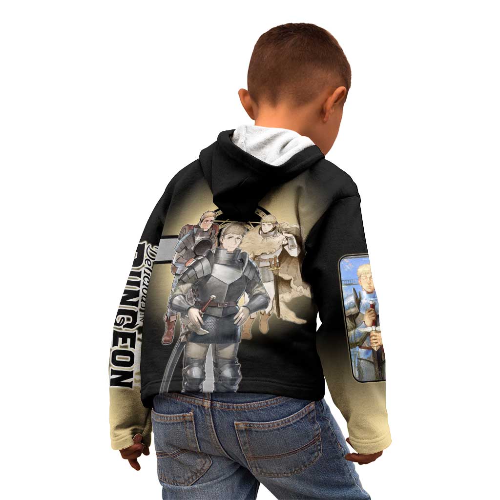 Laios Touden Dungeon Knight Kid Hoodie Fantasy Anime Illustration Style