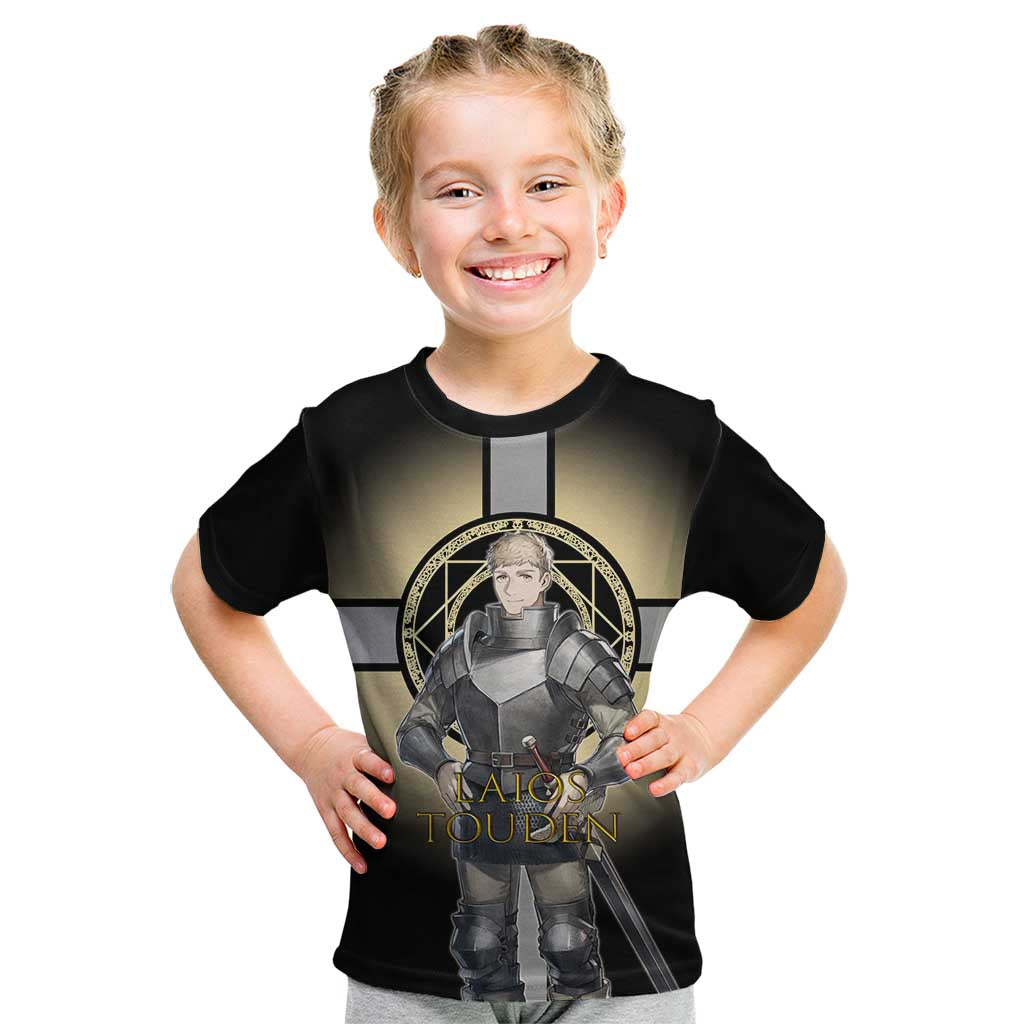 Laios Touden Dungeon Knight Kid T Shirt Fantasy Anime Illustration Style
