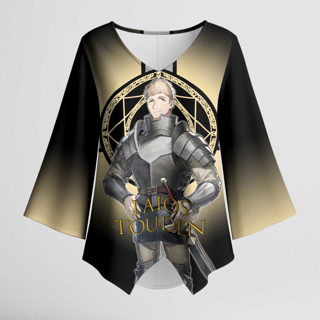 Laios Touden Dungeon Knight Kimono Sleeve Blouse Fantasy Anime Illustration Style