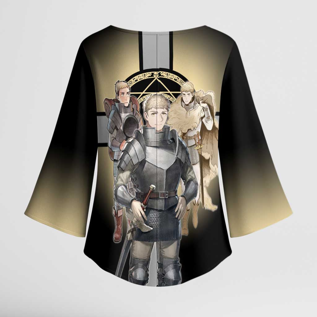 Laios Touden Dungeon Knight Kimono Sleeve Blouse Fantasy Anime Illustration Style