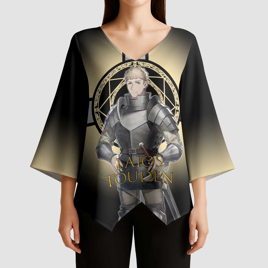 Laios Touden Dungeon Knight Kimono Sleeve Blouse Fantasy Anime Illustration Style