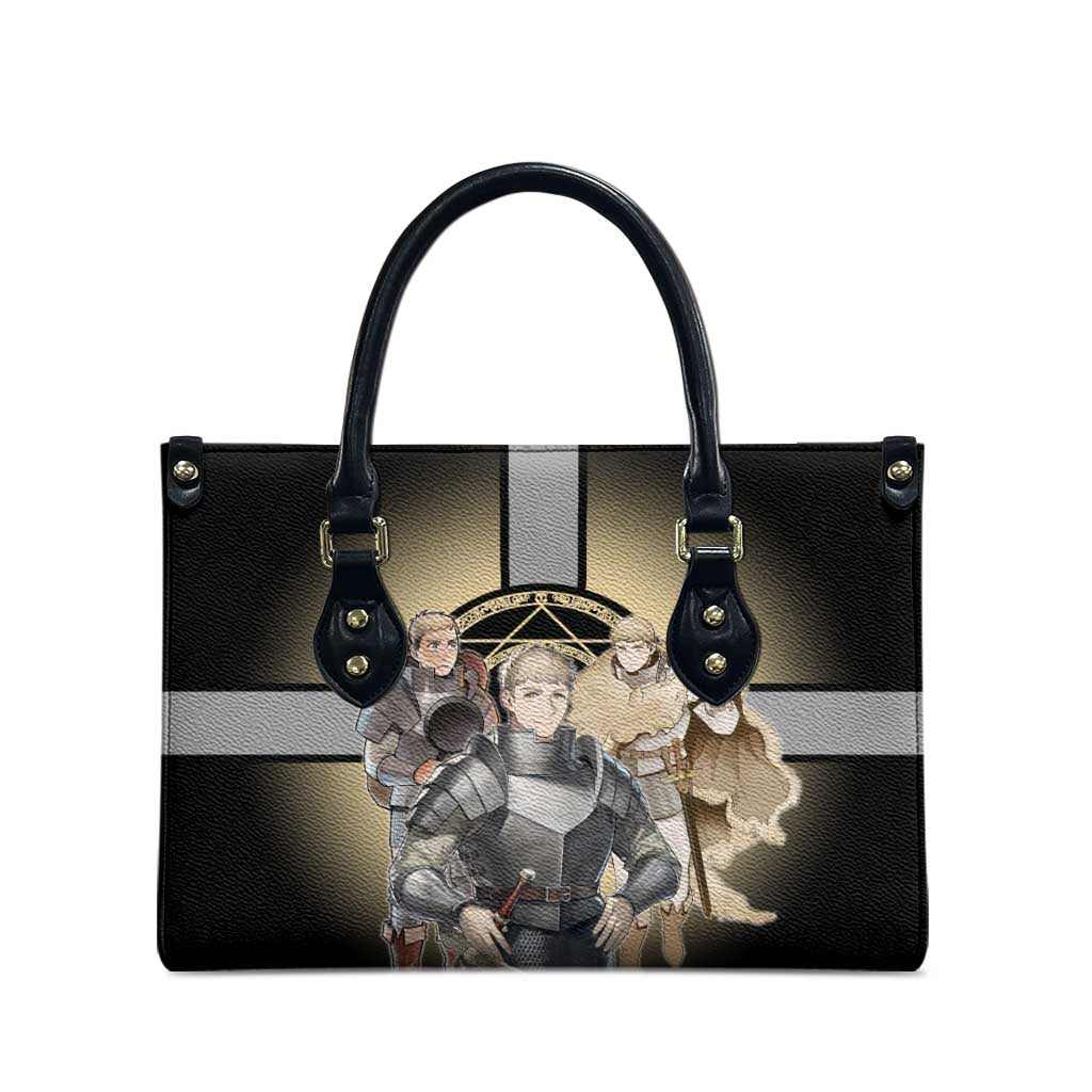 Laios Touden Dungeon Knight Leather Bag Fantasy Anime Illustration Style