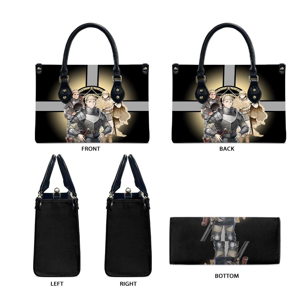 Laios Touden Dungeon Knight Leather Bag Fantasy Anime Illustration Style