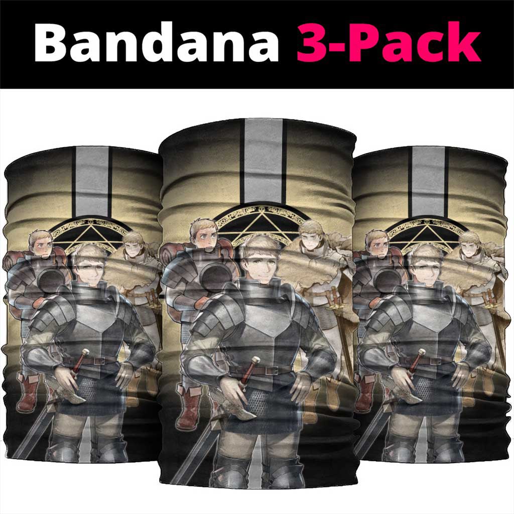 Laios Touden Dungeon Knight Neck Gaiter Fantasy Anime Illustration Style