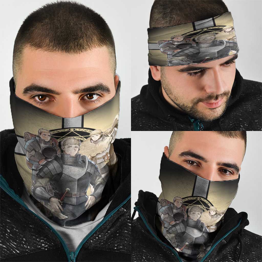 Laios Touden Dungeon Knight Neck Gaiter Fantasy Anime Illustration Style