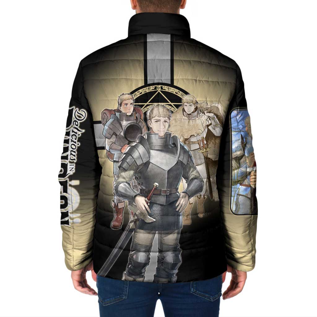 Laios Touden Dungeon Knight Padded Jacket Fantasy Anime Illustration Style