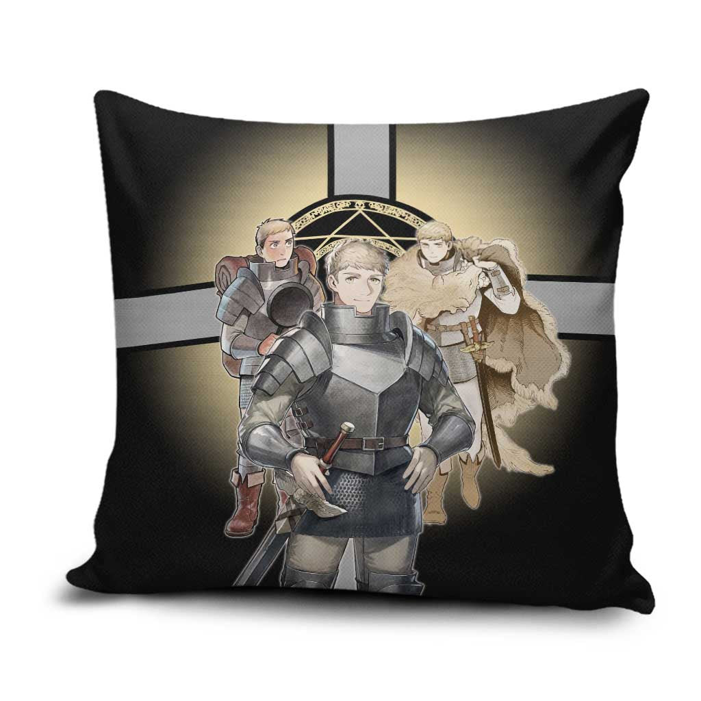 Laios Touden Dungeon Knight Pillow Cover Fantasy Anime Illustration Style