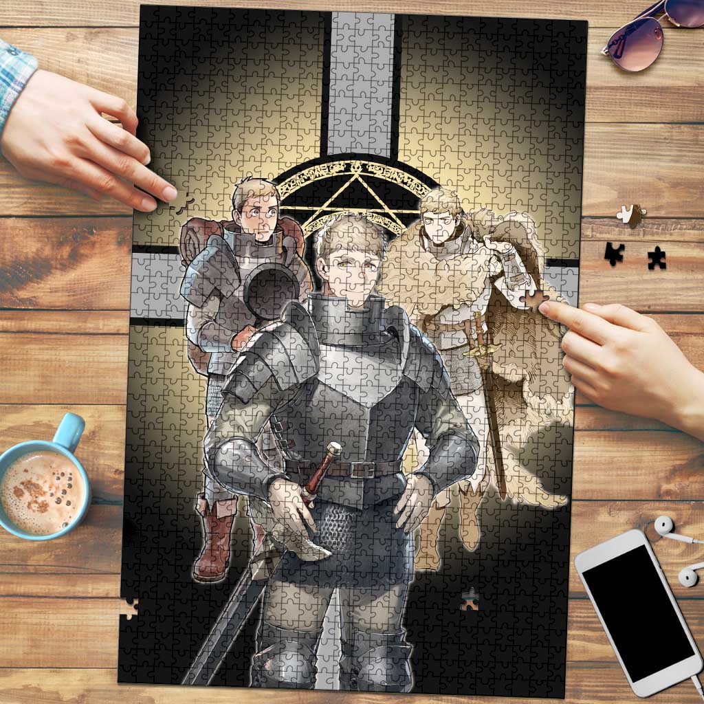 Laios Touden Dungeon Knight Puzzle Fantasy Anime Illustration Style