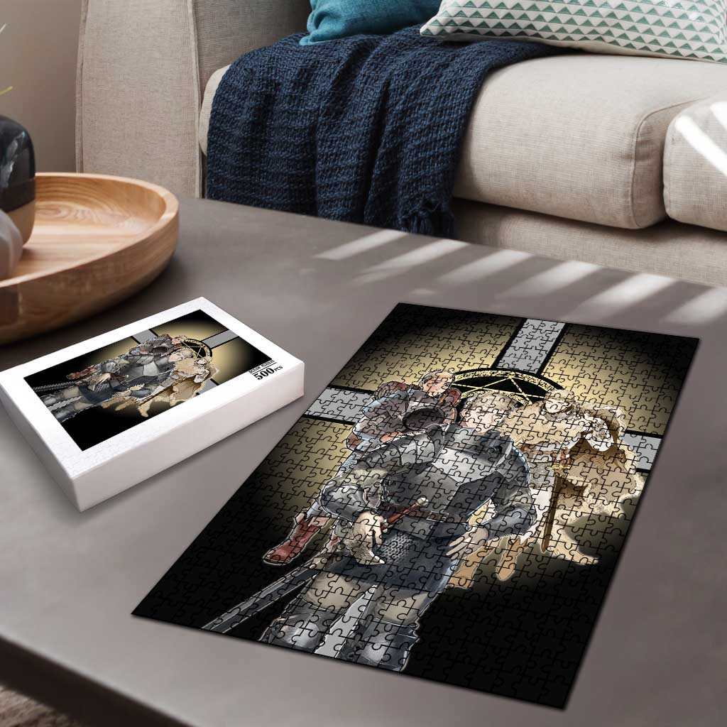 Laios Touden Dungeon Knight Puzzle Fantasy Anime Illustration Style