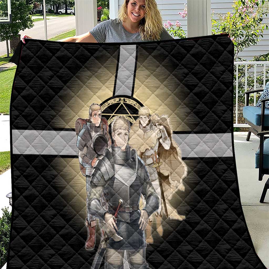 Laios Touden Dungeon Knight Quilt Fantasy Anime Illustration Style