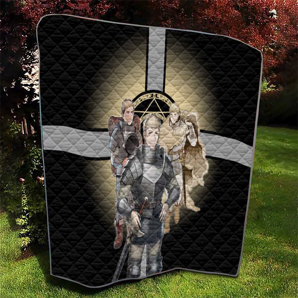 Laios Touden Dungeon Knight Quilt Fantasy Anime Illustration Style
