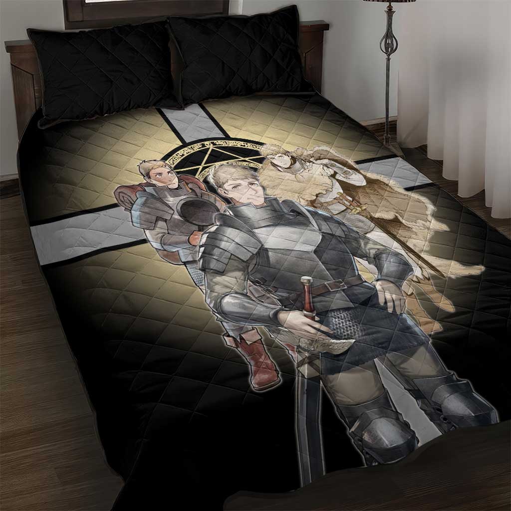 Laios Touden Dungeon Knight Quilt Bed Set Fantasy Anime Illustration Style