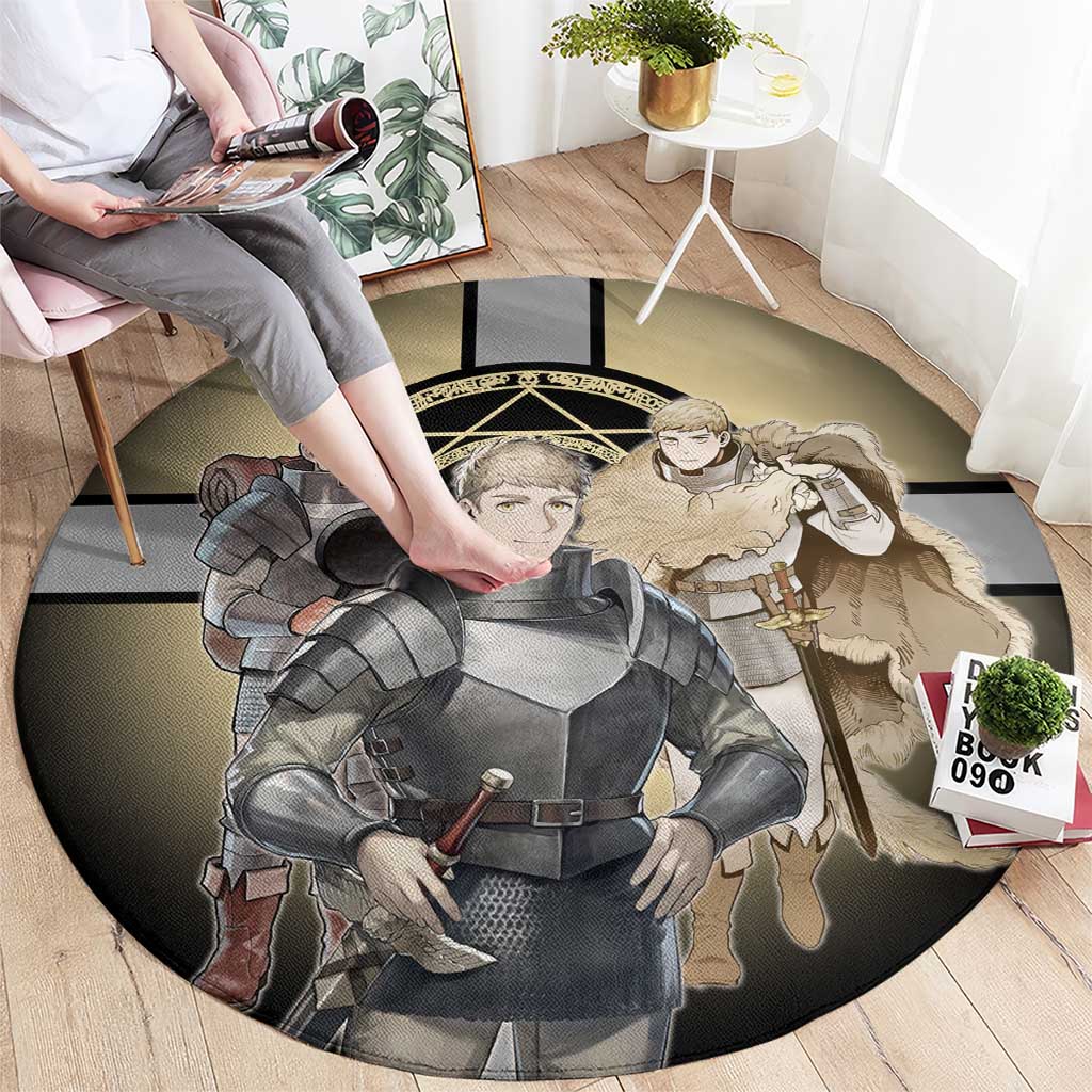 Laios Touden Dungeon Knight Round Carpet Fantasy Anime Illustration Style