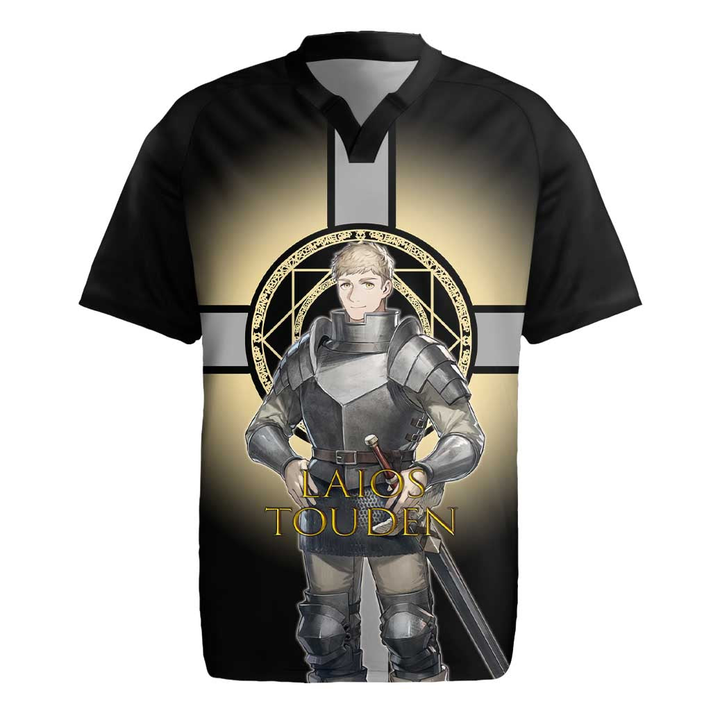 Laios Touden Dungeon Knight Rugby Jersey Fantasy Anime Illustration Style