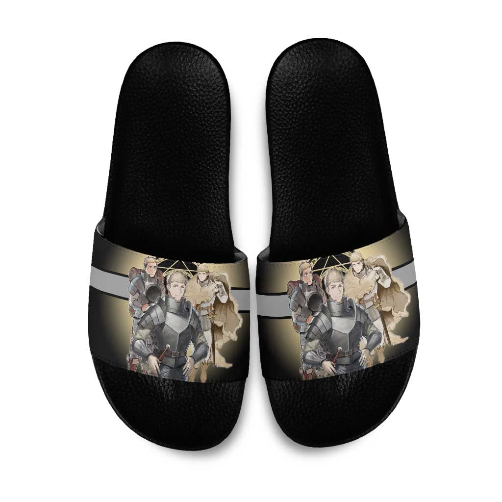 Laios Touden Dungeon Knight Slide Sandals Fantasy Anime Illustration Style