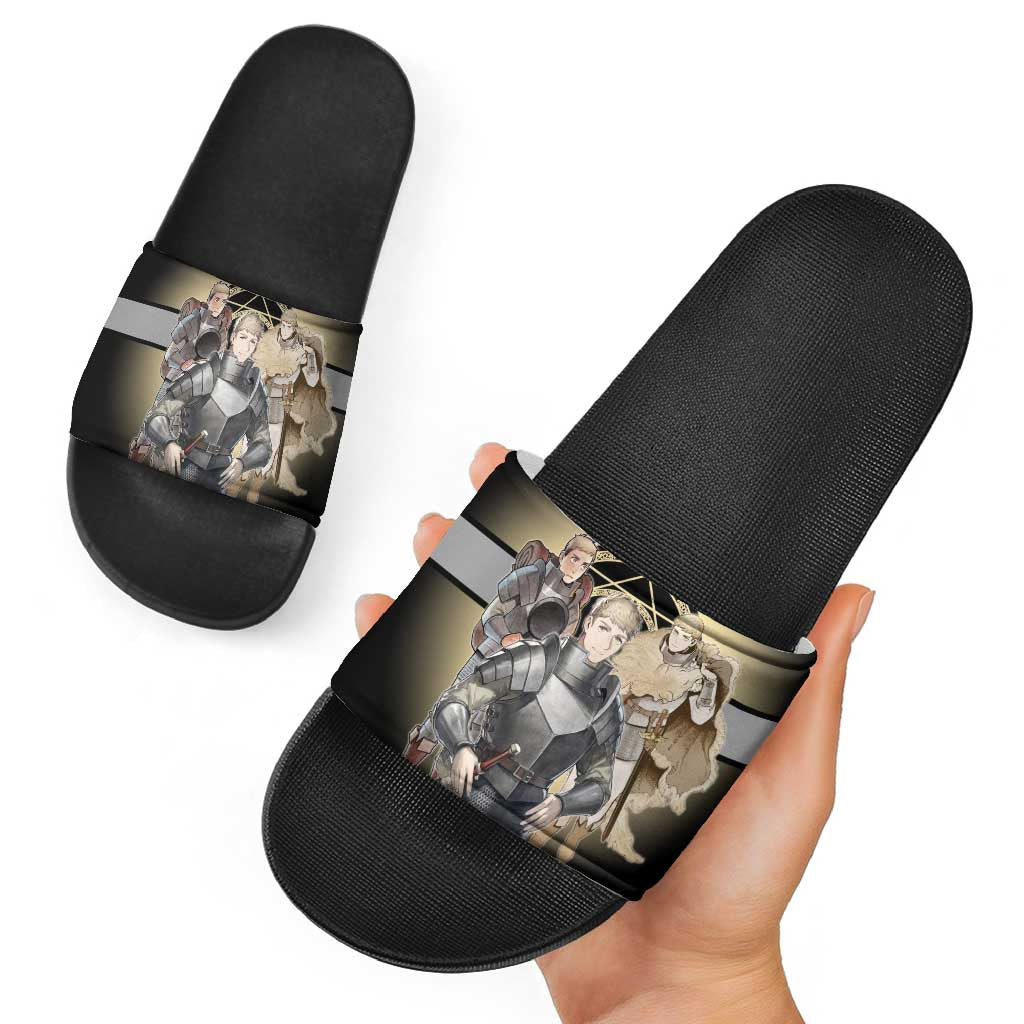 Laios Touden Dungeon Knight Slide Sandals Fantasy Anime Illustration Style