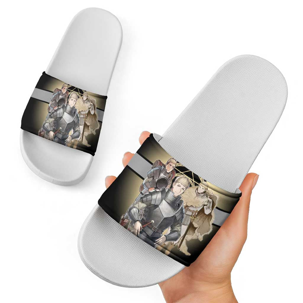Laios Touden Dungeon Knight Slide Sandals Fantasy Anime Illustration Style