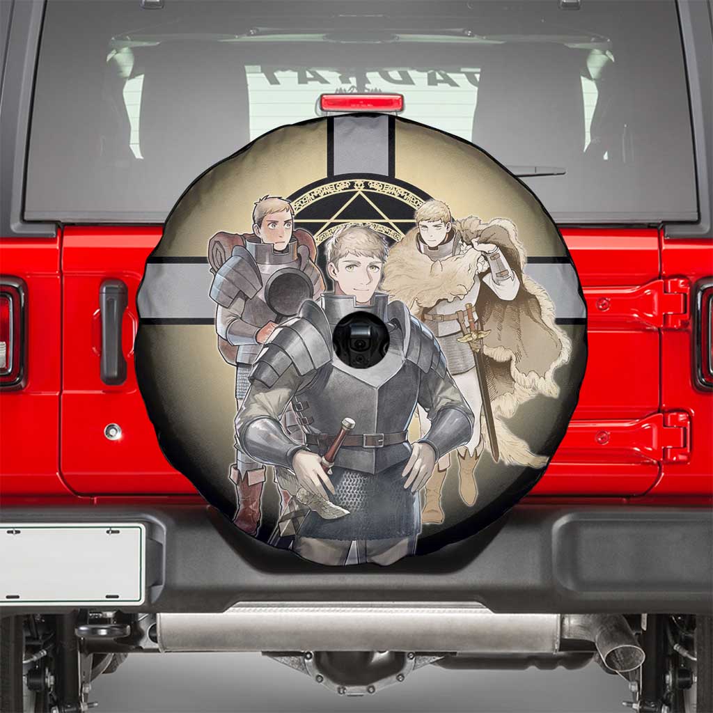 Laios Touden Dungeon Knight Spare Tire Cover Fantasy Anime Illustration Style
