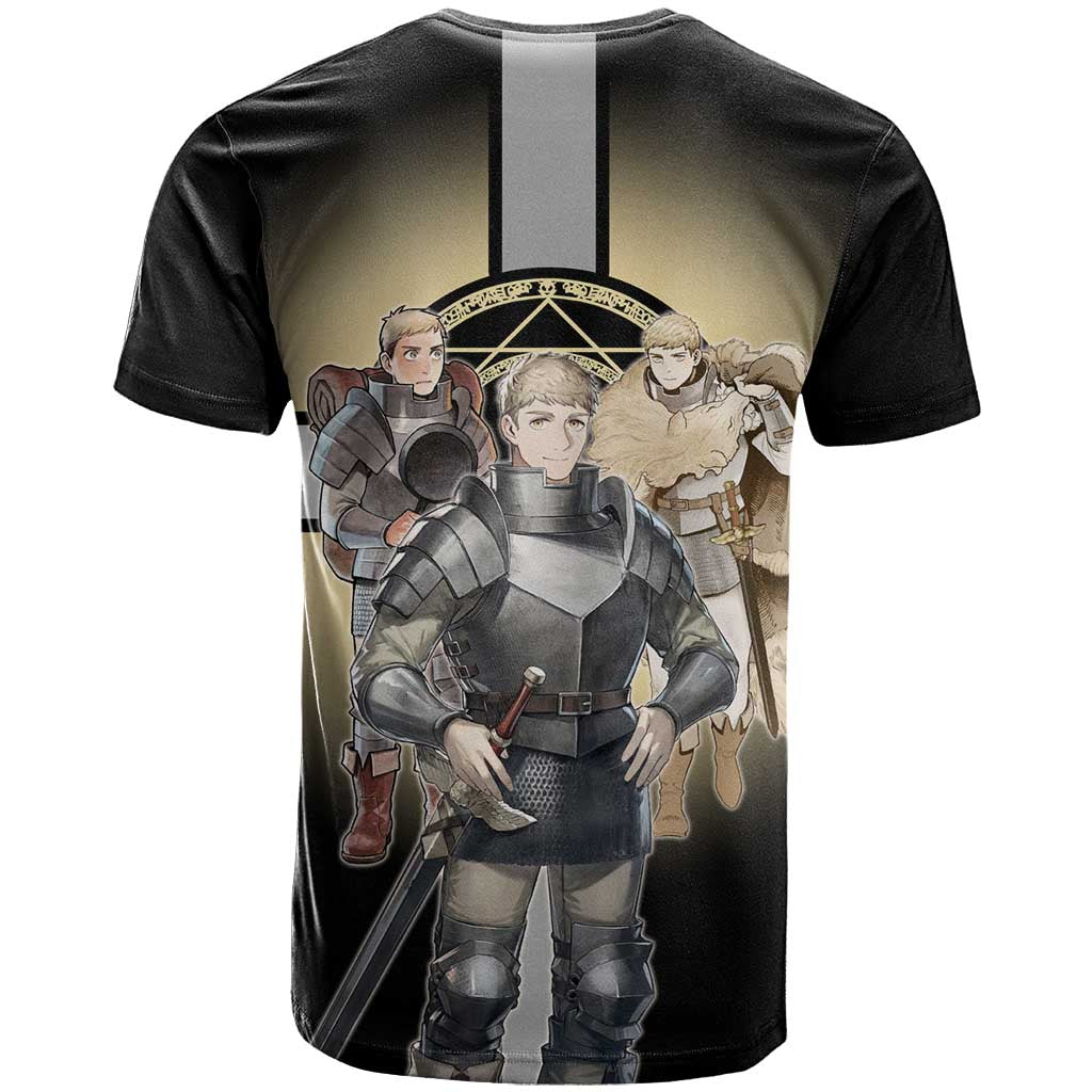 Laios Touden Dungeon Knight T Shirt Fantasy Anime Illustration Style
