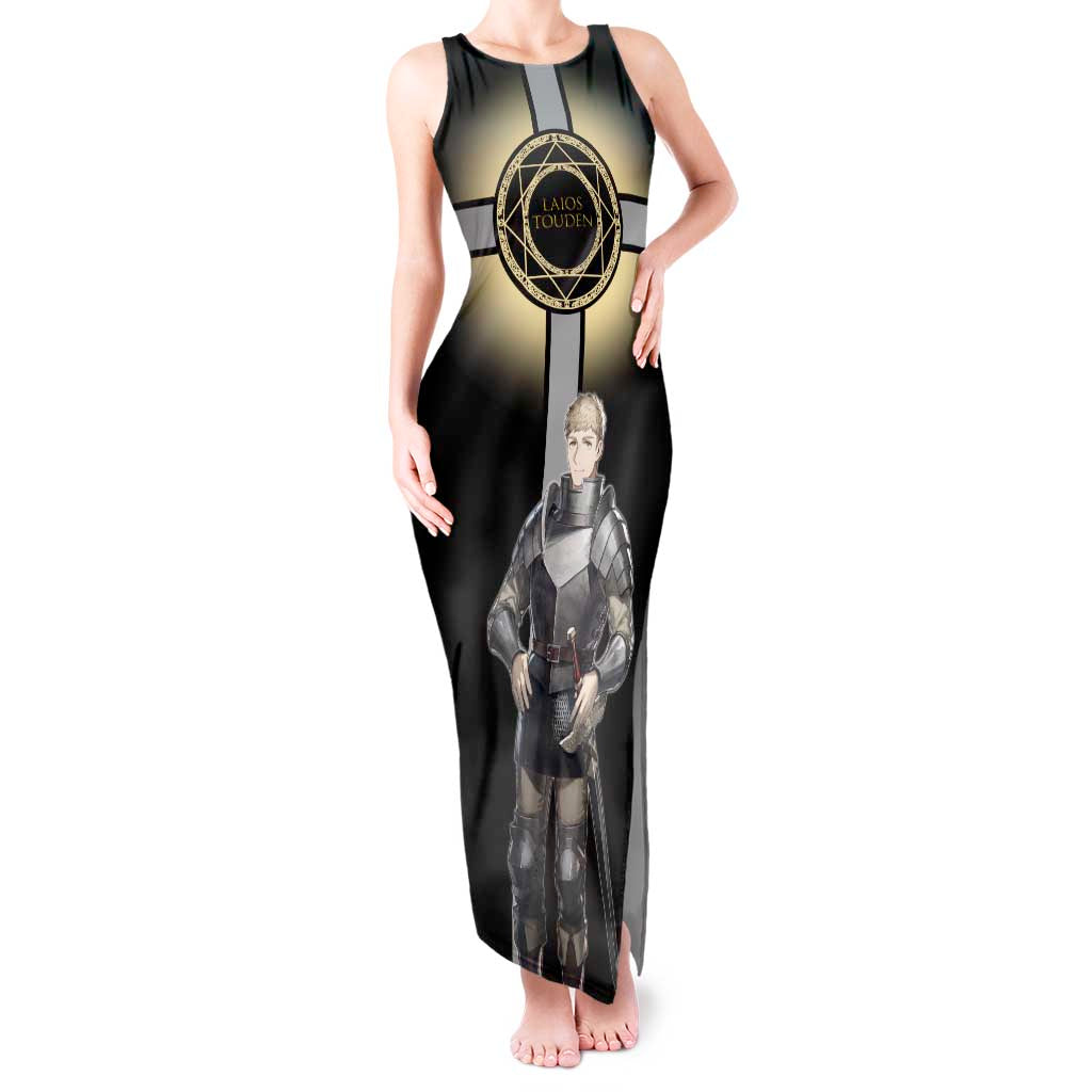 Laios Touden Dungeon Knight Tank Maxi Dress Fantasy Anime Illustration Style