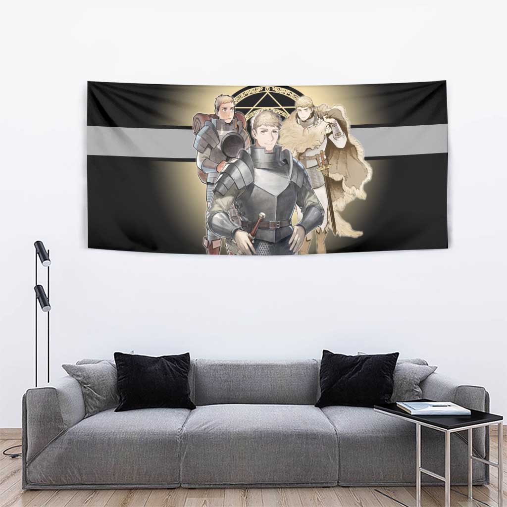 Laios Touden Dungeon Knight Tapestry Fantasy Anime Illustration Style