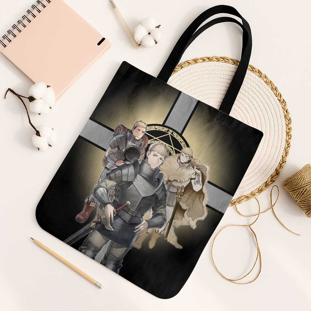 Laios Touden Dungeon Knight Tote Bag Fantasy Anime Illustration Style