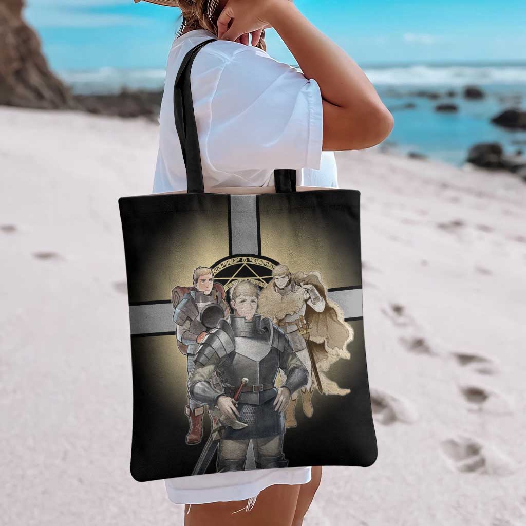 Laios Touden Dungeon Knight Tote Bag Fantasy Anime Illustration Style