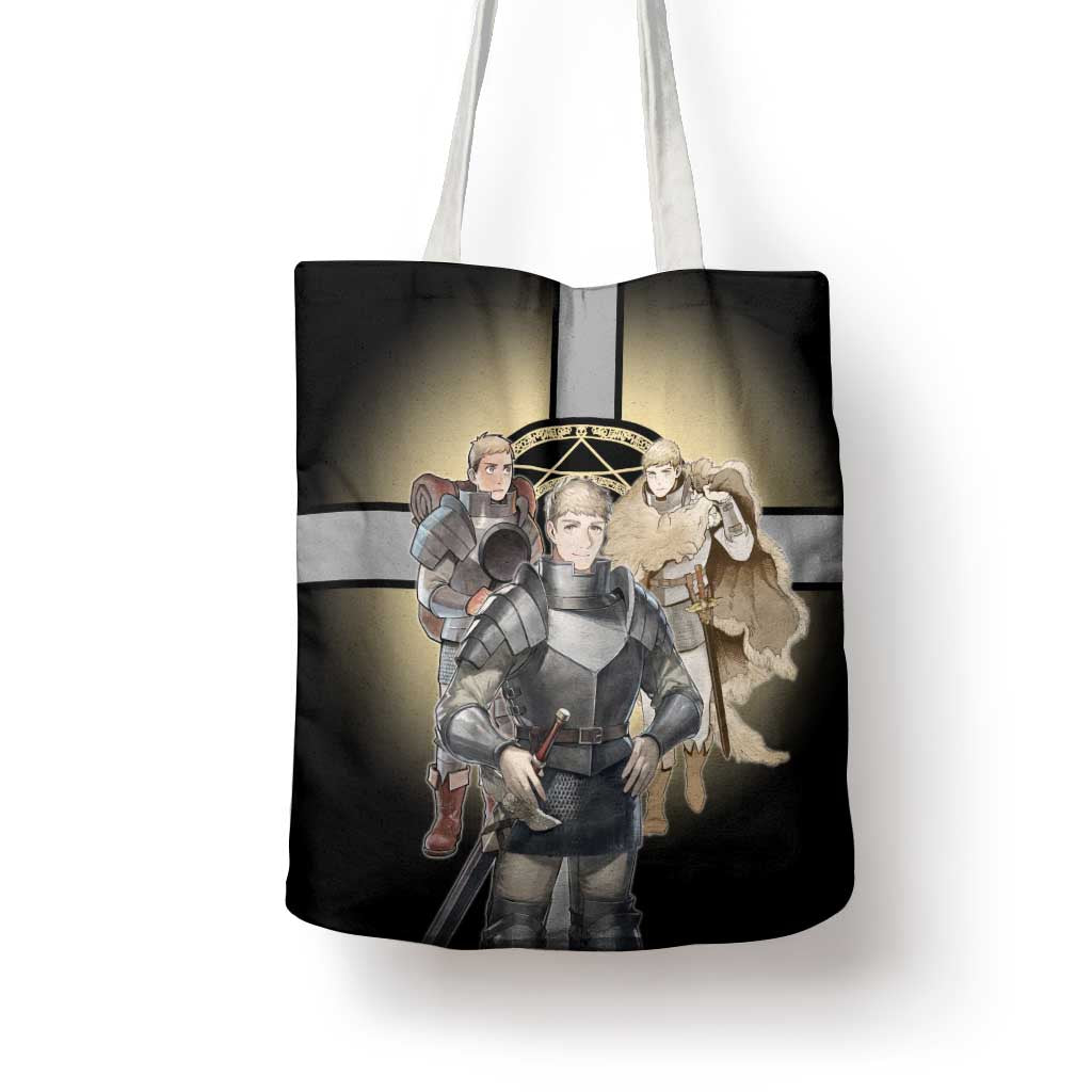 Laios Touden Dungeon Knight Tote Bag Fantasy Anime Illustration Style