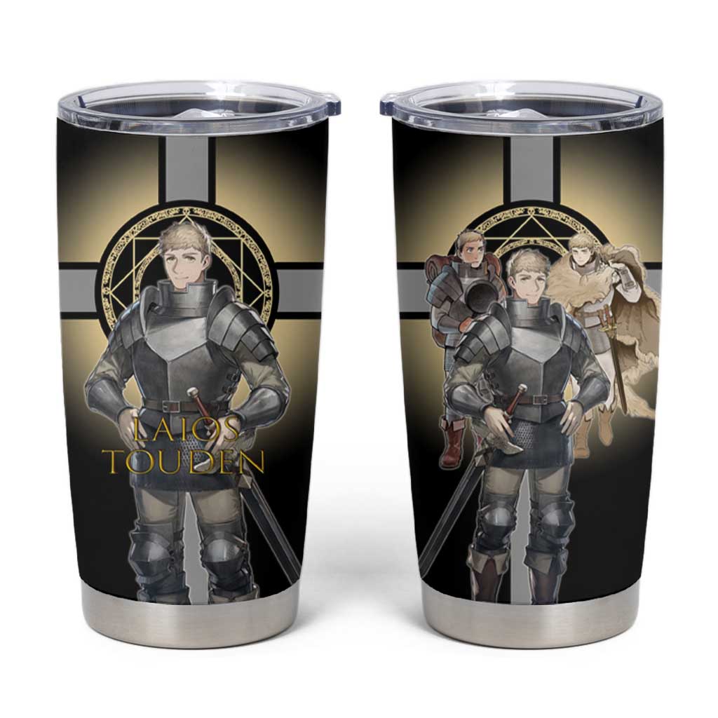 Laios Touden Dungeon Knight Tumbler Cup Fantasy Anime Illustration Style