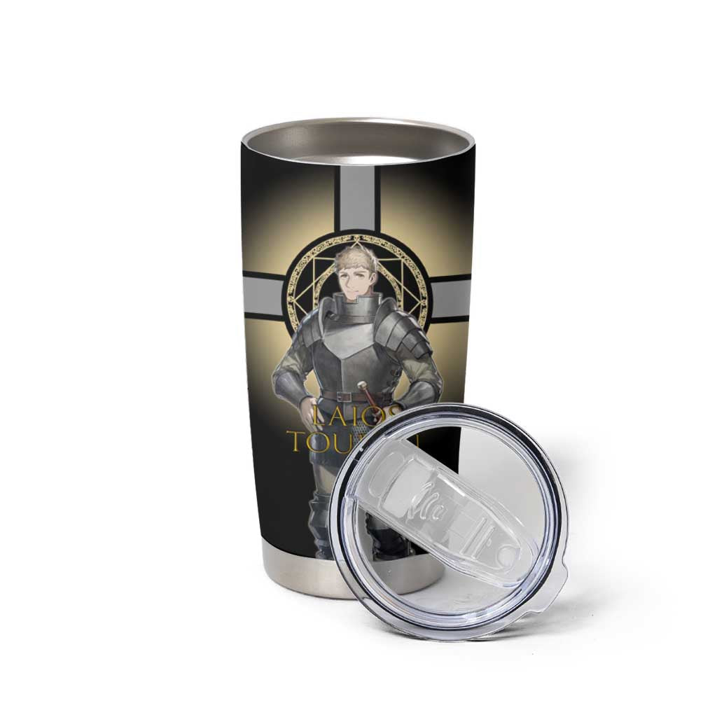 Laios Touden Dungeon Knight Tumbler Cup Fantasy Anime Illustration Style