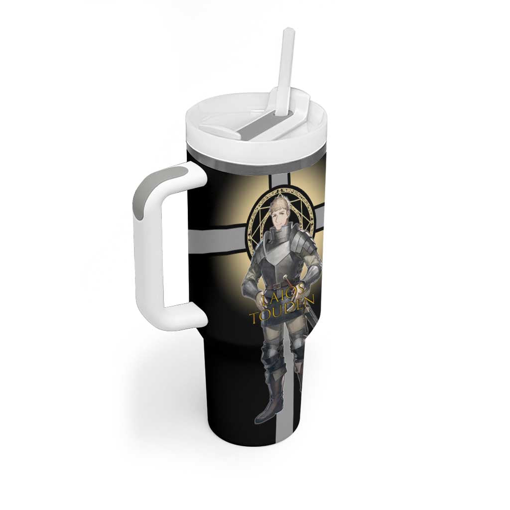 Laios Touden Dungeon Knight Tumbler With Handle Fantasy Anime Illustration Style
