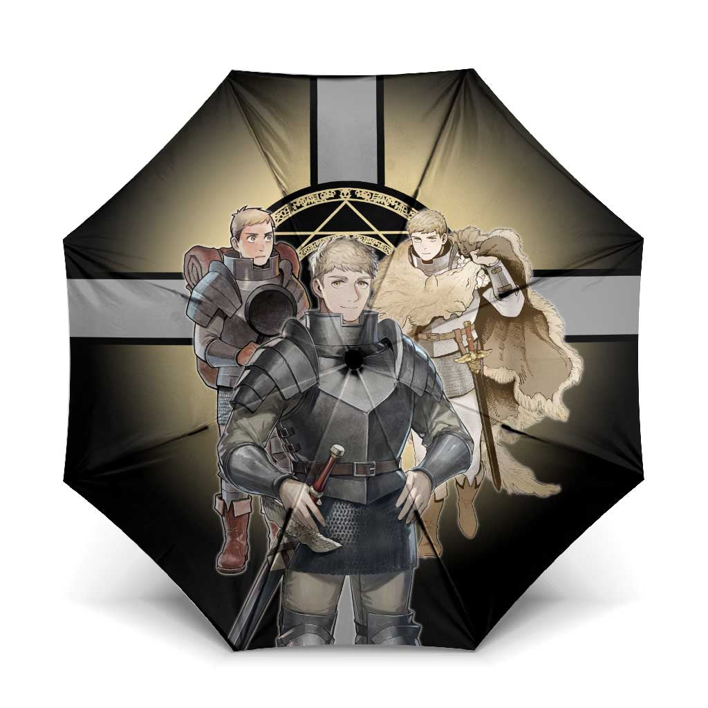 Laios Touden Dungeon Knight Umbrella Fantasy Anime Illustration Style
