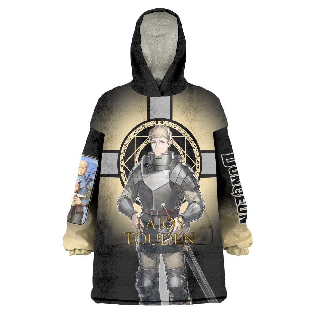 Laios Touden Dungeon Knight Wearable Blanket Hoodie Fantasy Anime Illustration Style