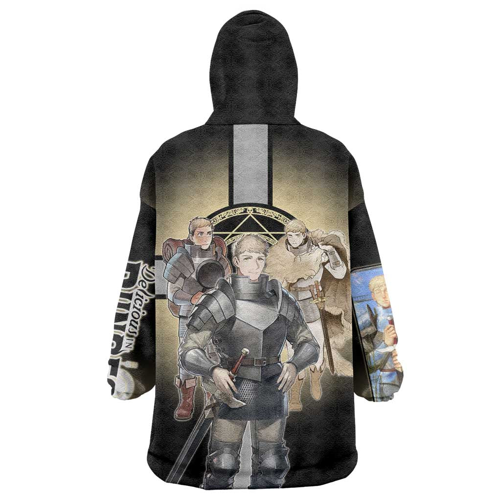 Laios Touden Dungeon Knight Wearable Blanket Hoodie Fantasy Anime Illustration Style