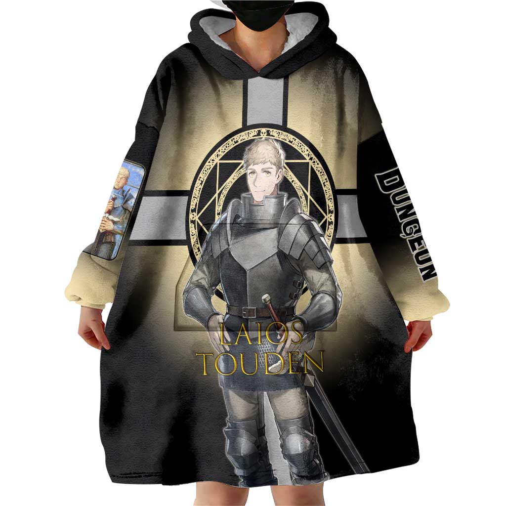 Laios Touden Dungeon Knight Wearable Blanket Hoodie Fantasy Anime Illustration Style