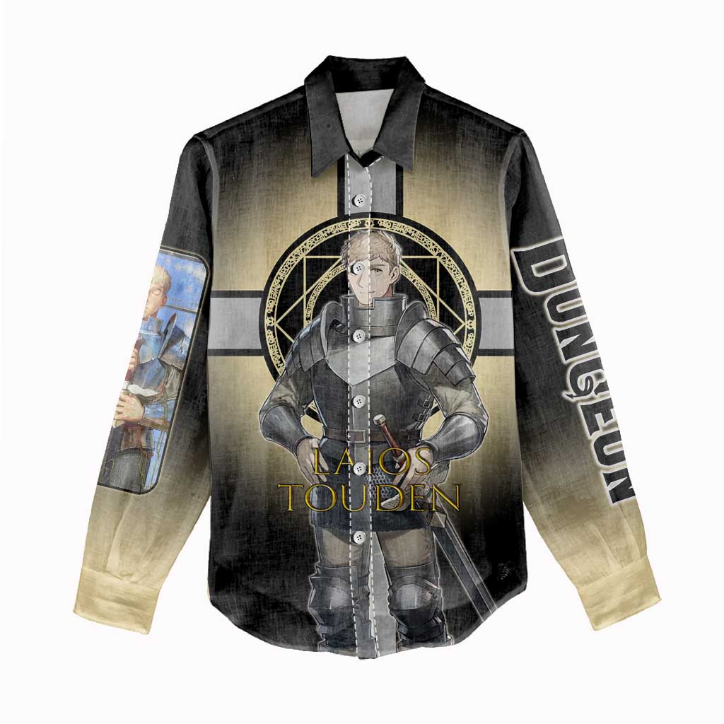 Laios Touden Dungeon Knight Women Casual Shirt Fantasy Anime Illustration Style