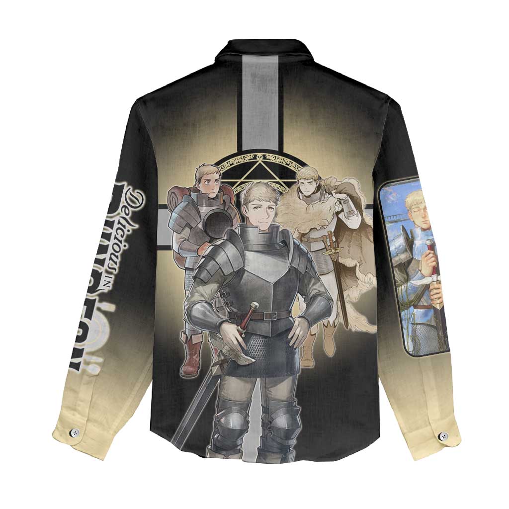 Laios Touden Dungeon Knight Women Casual Shirt Fantasy Anime Illustration Style