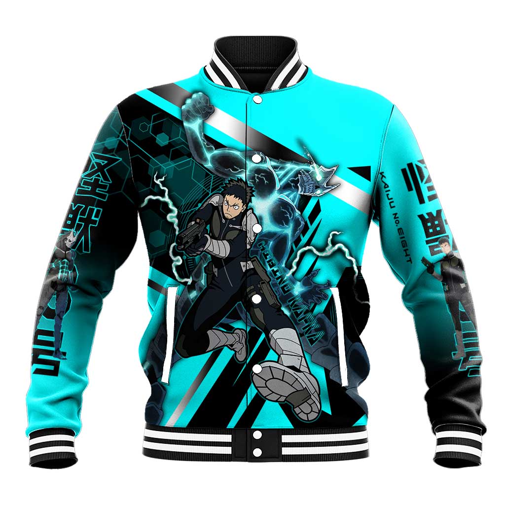 Hibino Kafka Baseball Jacket Futuristic Tech Anime Style