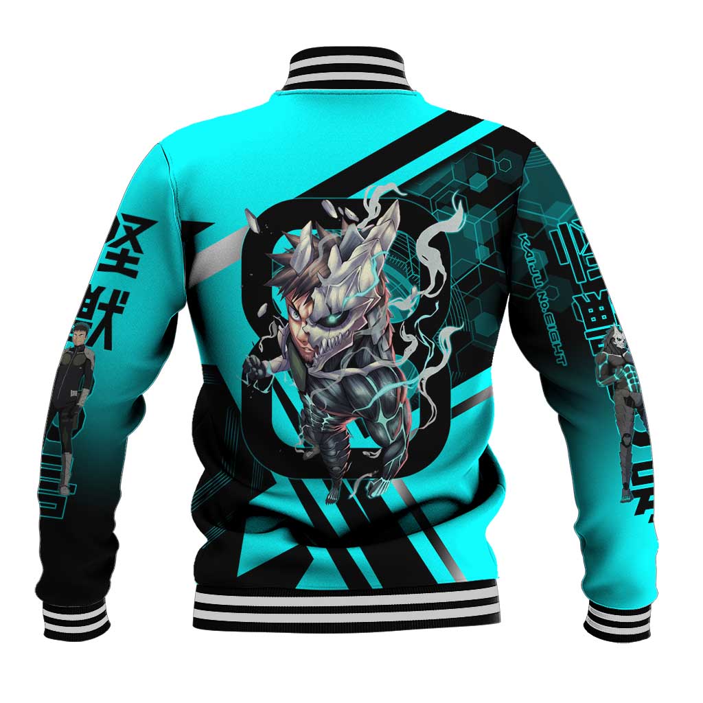 Hibino Kafka Baseball Jacket Futuristic Tech Anime Style