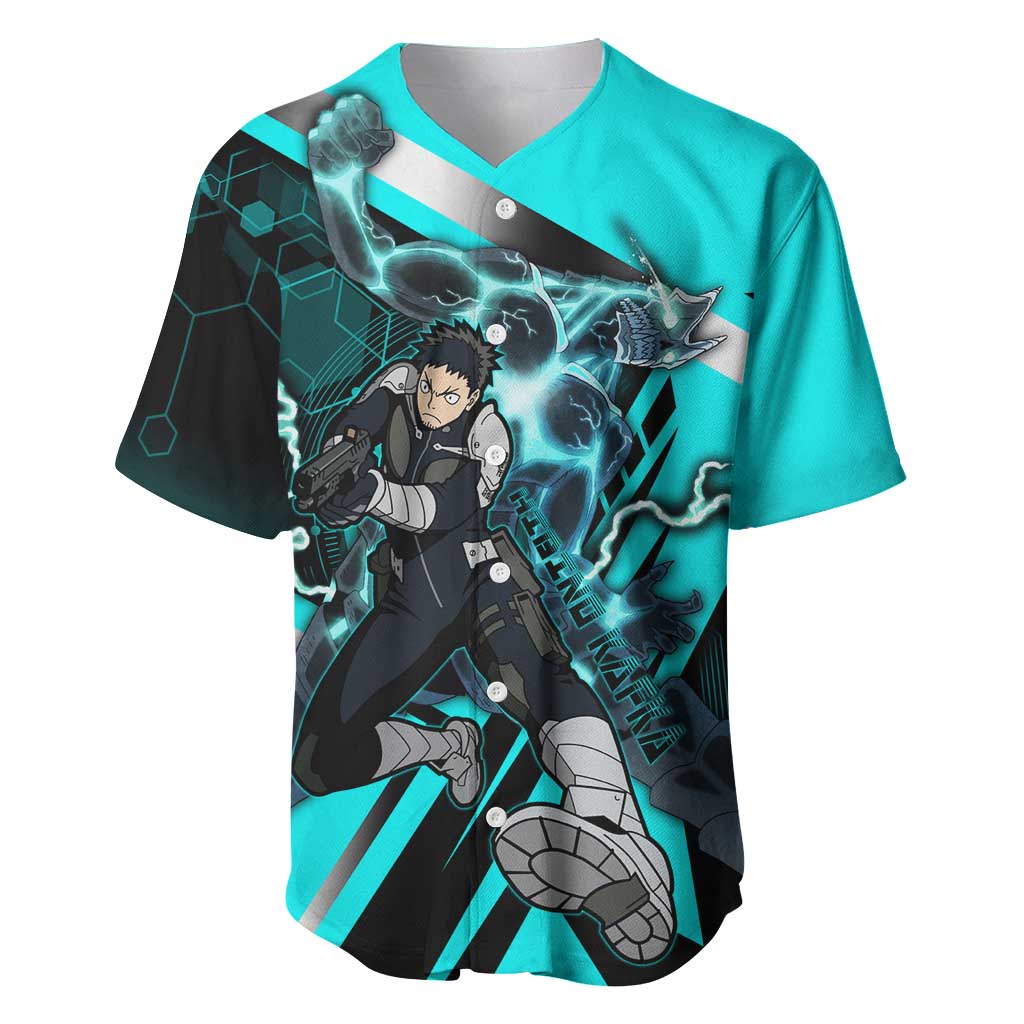 Hibino Kafka Baseball Jersey Futuristic Tech Anime Style