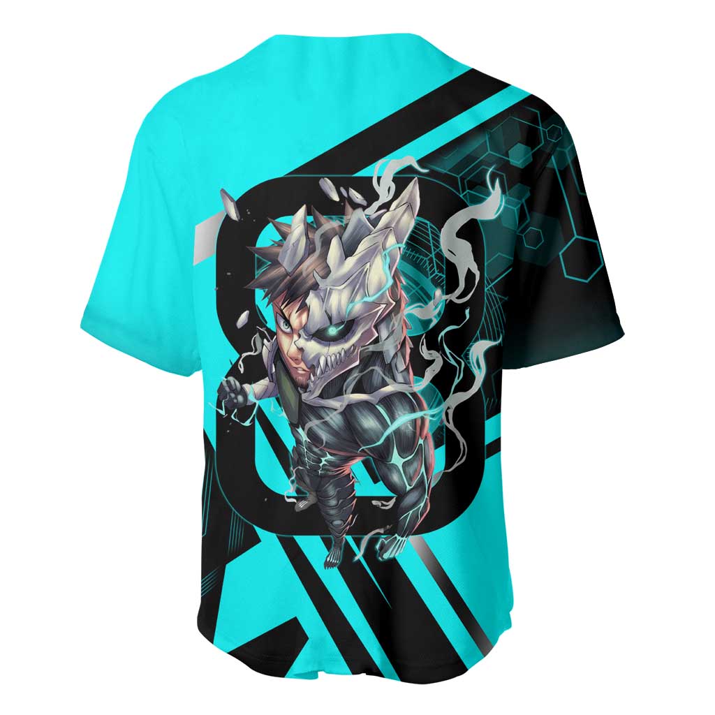Hibino Kafka Baseball Jersey Futuristic Tech Anime Style